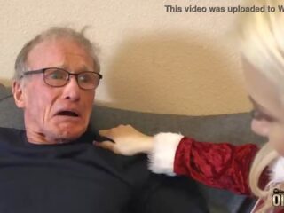 70 year old man fucks 18 year old daughter she swallows all his cum